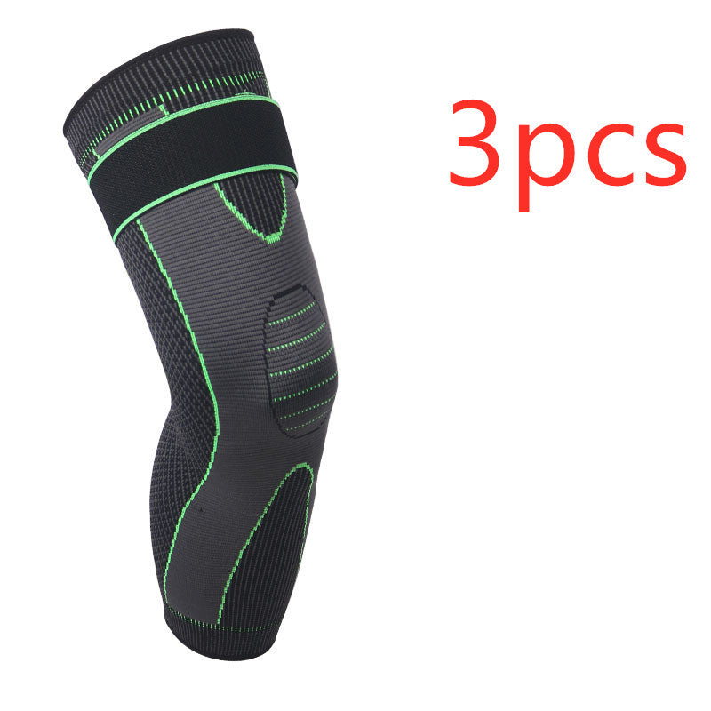 Knitted Nylon Full Length Knee Support