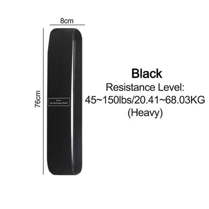 Black Elastic Resistance Band